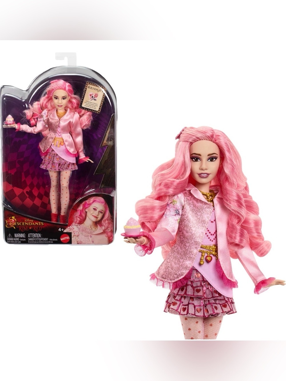 Disney Descendants The Rise Of Red Doll Bridget Young Queen of Hearts New In Box